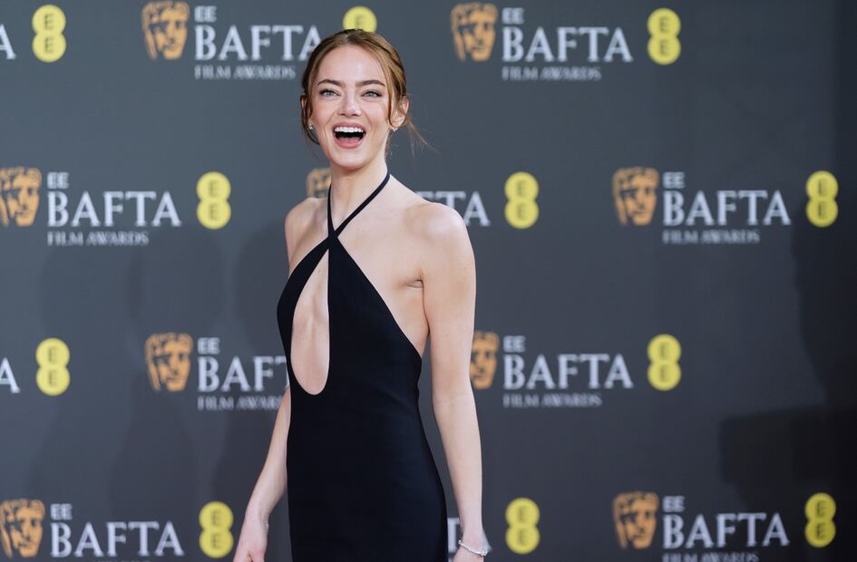 Emma Stone en los Premios Bafta.
Foto: AP / Alberto Pezzali