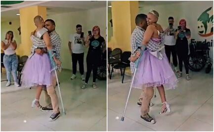 VIDEO: Al ritmo de "Tiempo de vals", quinceañera con cáncer baila con su papá en hospital