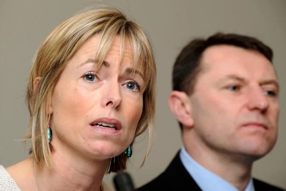 Kate y Gerry, padres de Madeleine McCann. FOTO: ESPECIAL