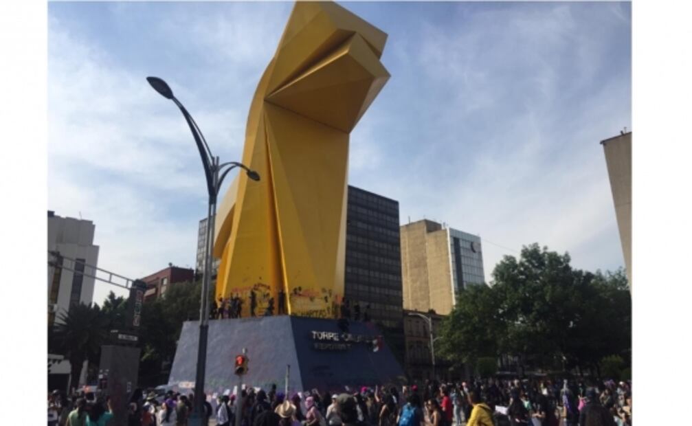 Así fue la marcha por el Día Internacional de la Mujer el año pasado en la CDMX