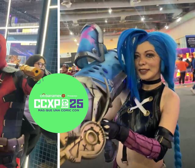 CCXP México 2025: cosplays deslumbran en convención; de Black Widow a Jinx de League of Legends