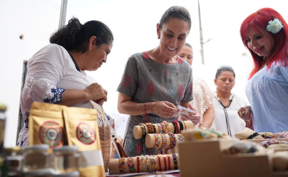 Claudia Sheinbaum inaugura Centro Libre para las Mujeres en Campeche (16/08/2025). Foto: Presidencia