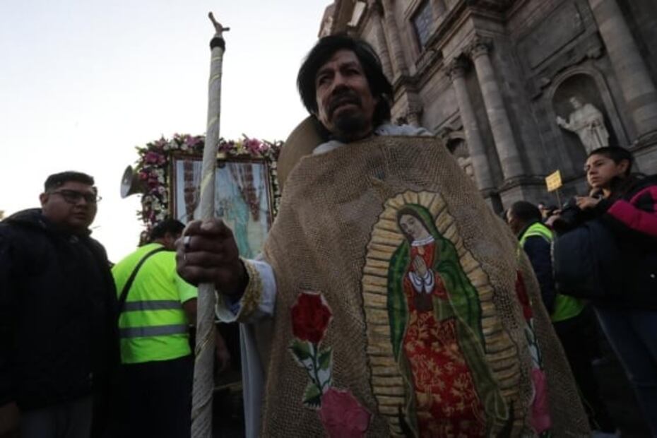De Toluca al Tepeyac, cientos de peregrinos se dirigen a la Basílica de Guadalupe: FOTOS