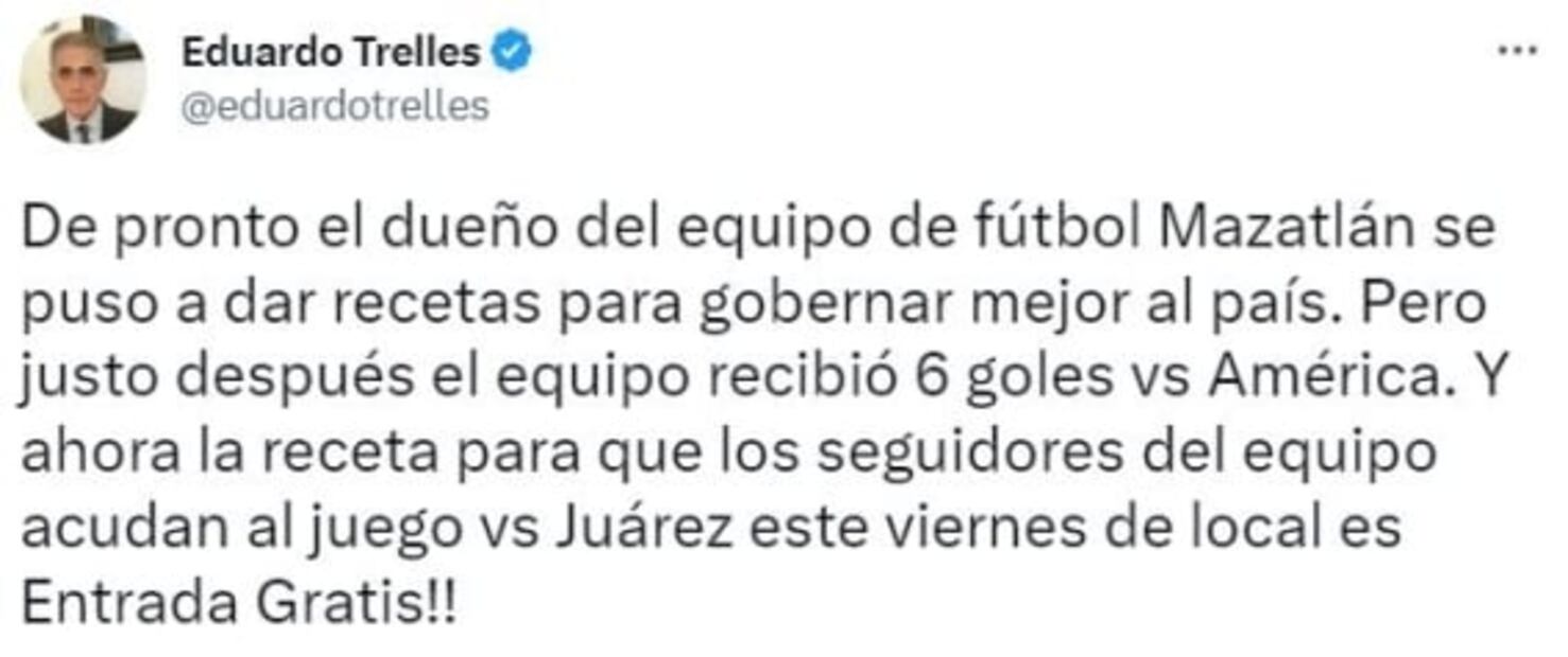 Ricardo Salinas Pliego llama ‘pend…’ a excomentarista de Televisa