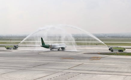 Mexicana opera primer vuelo comercial con modelo de última generación; despega del AIFA con destino a Tulum