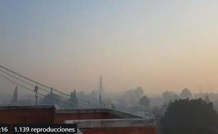 Amanecen con humareda zona Sur y Oriente por incendio en Cuemanco