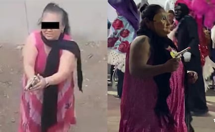 Caso doña Carlota; disfraz de la doble homicida de Chalco protagoniza carnaval de Tlaxcala 