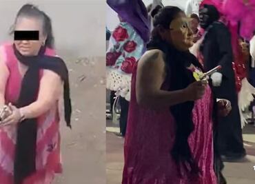 Caso doña Carlota; disfraz de la doble homicida de Chalco protagoniza carnaval de Tlaxcala