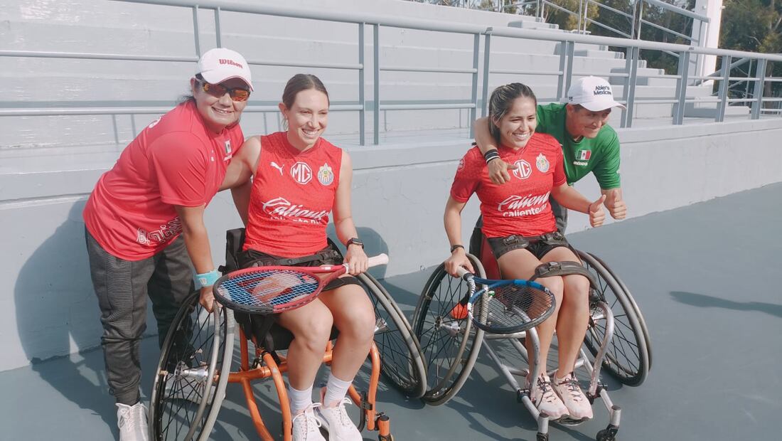 Licha Cervantes y Chivas Femenil conviven con las ganadoras del US Open en el Guadalajara Open - Foto: Arturo Sanguino
