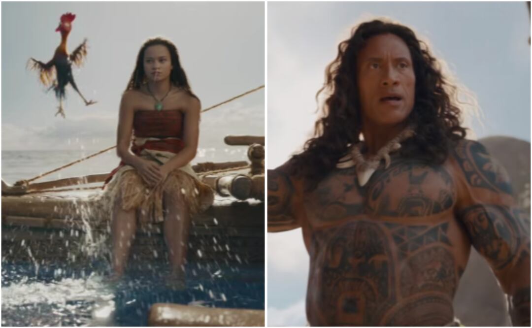 Imágenes del tráiler oficial de Moana en live-action. Foto: Capturas. 