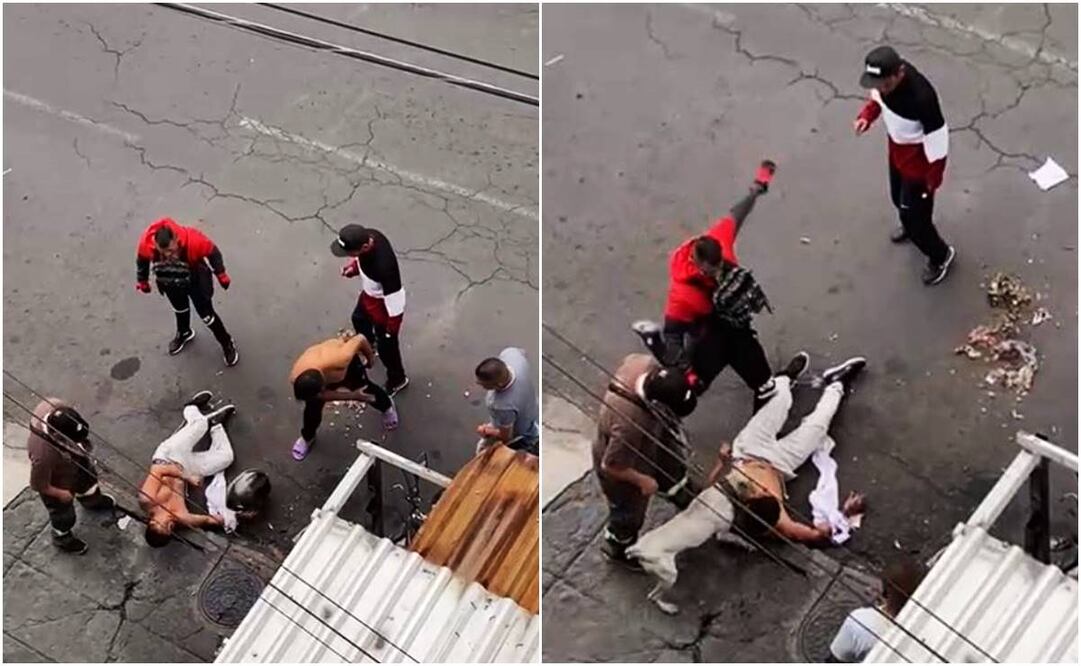 Golpean a asaltante, hasta el perro lo mordió. Foto. Especial