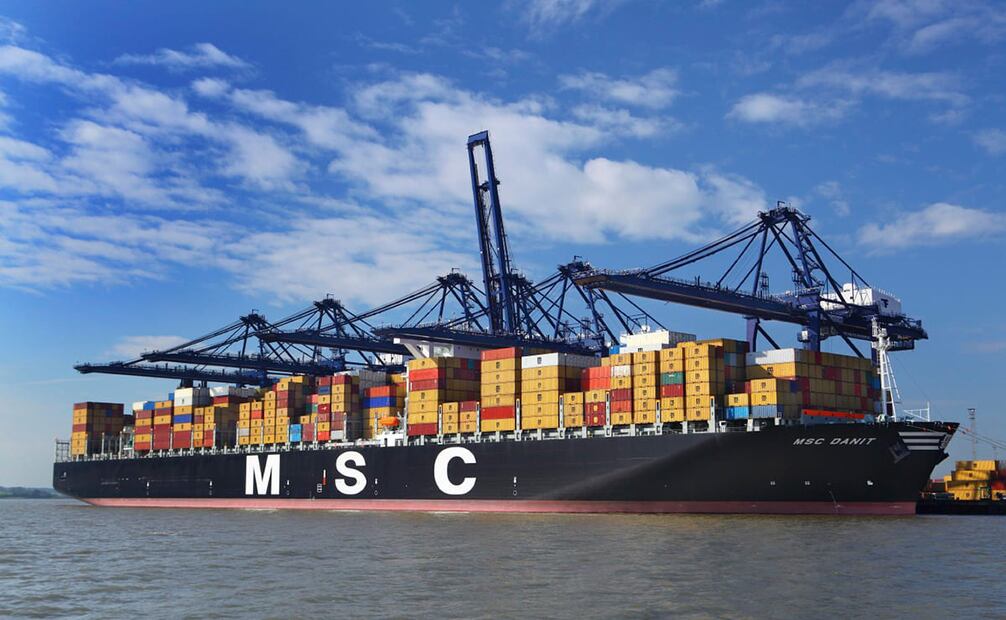 MSC garantiza una sólida capacidad operativa en los principales puertos del Pacífico mexicano, como Manzanillo y Lázaro Cárdenas. Foto: Cortesía