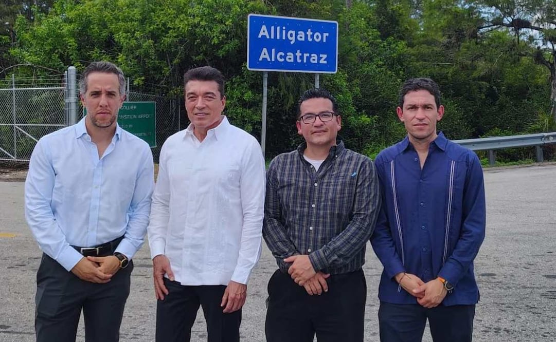 Consulado de México en Miami dice que van “decenas de entrevistas” a connacionales en Alligator Alcatraz. Foto: SRE