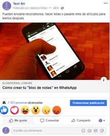 Facebook modificó sus reacciones y así lucen ahora