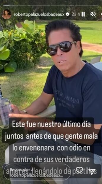 Con varios mensajes en las redes sociales, el "Diamante negro" le dio el último adiós  Andrés García   Foto: Instagram
