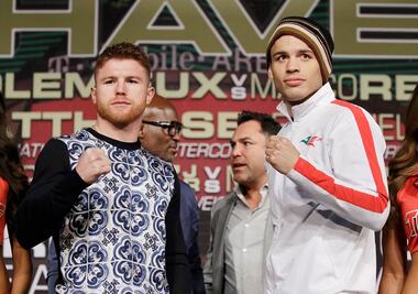 "Canelo" Álvarez llega como gran favorito al duelo contra Chávez Jr.