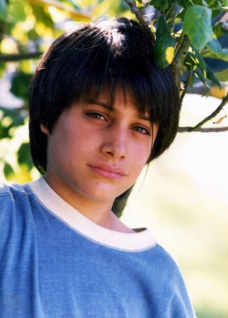 Gael García Bernal en "El Abuelo y yo", telenovela en la que debutó como actor.
Foto: IMDb
