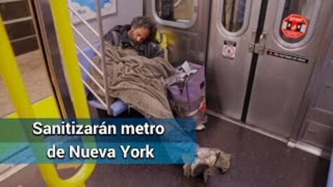 Metro de Nueva York dejará de funcionar las 24 horas para desinfección