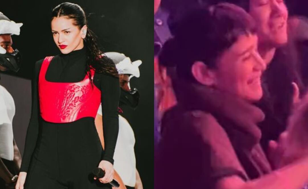 Julieta Venegas y Rosalía. Foto: Vía TikTok dignarrabia y redes oficiales de Rosalía.