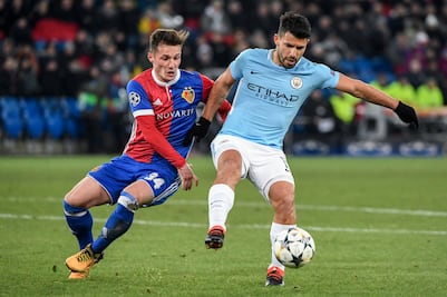 Manchester City goleó al Basilea en Champions League 