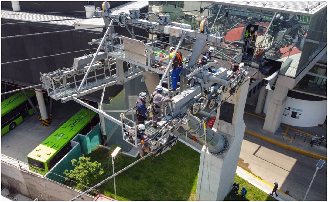 STE anuncia inicio de revisiones anuales de Líneas 1 y 2 del Cablebús. Foto: Especial