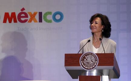 AMLO comparte expectativa de crecimiento de 5.3% del PIB con presidenta de Santander