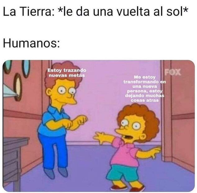 Memes sobre Año Nuevo. Foto: X