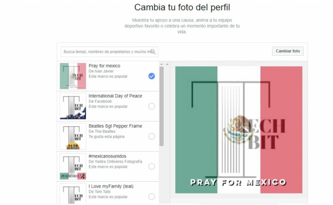 Facebook nos da la opción de escoger cuánto tiempo queremos que este activo el filtro