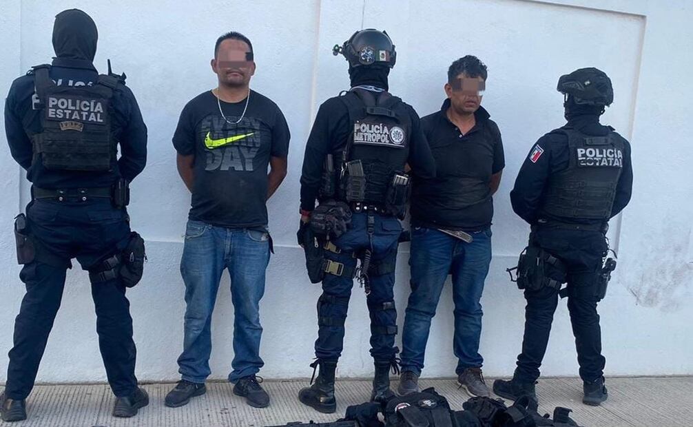 Los cinco detenidos manifestaron ser integrantes del grupo delincuencial denominado Cártel Jalisco Nueva Generación. Foto: especial