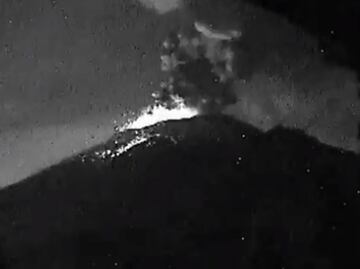 Se registra caída de ceniza en el Edomex por actividad del Popocatépetl
