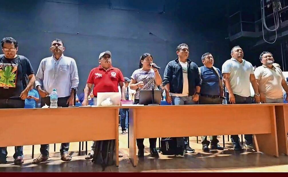 La Sección 22 de la CNTE manifestó que es necesario fortalecer las movilizaciones en la capital del país con mayor número de profesores. Foto: Especial