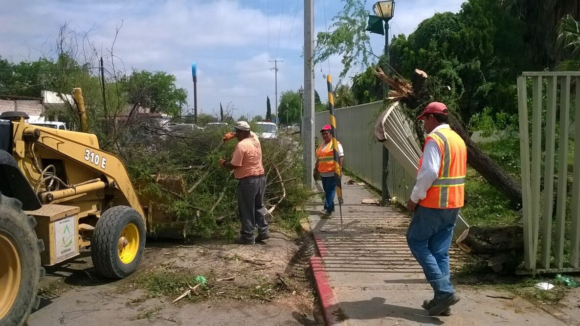 Este martes se resgistró en la región Carbonífera de Coahuila una tromba, con tormenta eléctrica y fuertes vientos se llevó todo lo que encontró a su paso (Hilda Fernández / EL UNIVERSAL)