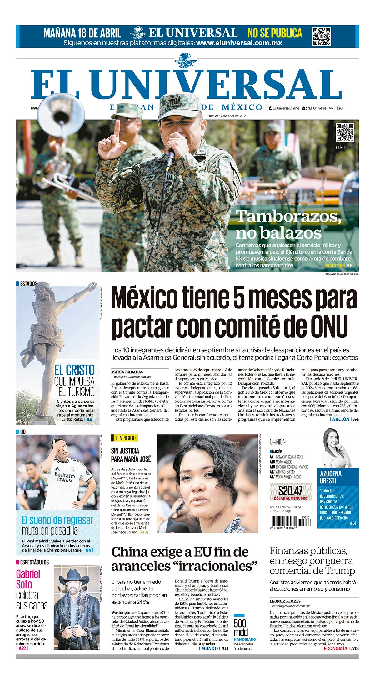 Portada impresa