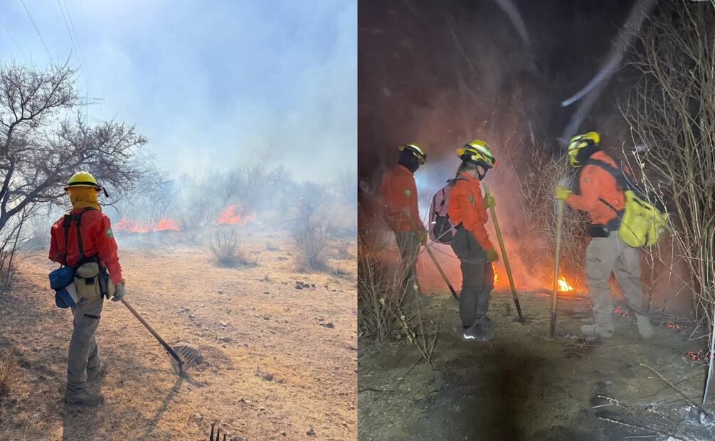 El 90% de los incendios son generados por la actividad humana (11/04/2025). Foto: Protección Civil Sonora