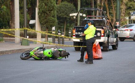 Motociclista muere tras accidente en la Hipódromo Condesa; perdió el control de su vehículo