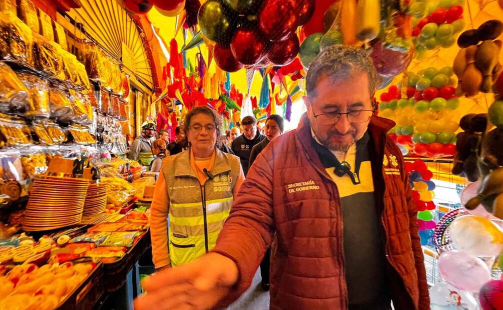 El secretario de Gobierno capitalino, César Cravioto, fue parte del operativo (26/12/2024). Foto: Especial