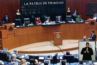 Senado apura reformas en el último día de sesiones