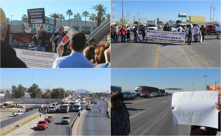 Realizan marchas, plantones y bloqueos en Coahuila por alza en gasolina