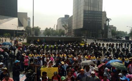 CNTE permanecerá en Reforma, aseguran líderes