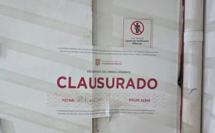 Clausuran temporalmente Centro de Verificación de Iztacalco por irregularidades; "podrían poner en riesgo salud pública", dice Sedema