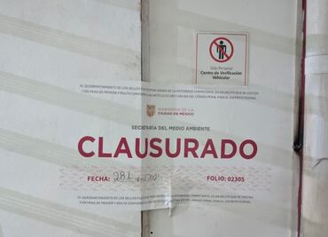 Clausuran temporalmente Centro de Verificación de Iztacalco por irregularidades; "podrían poner en riesgo salud pública", dice Sedema