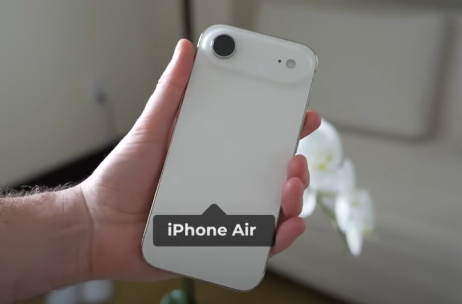 El video también incluye reseña y comparaciones del nuevo iPhone Air. Foto: YouTube Luisito Comunica