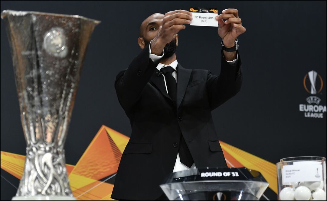 Sorteo de la Europa League. Foto: AFP