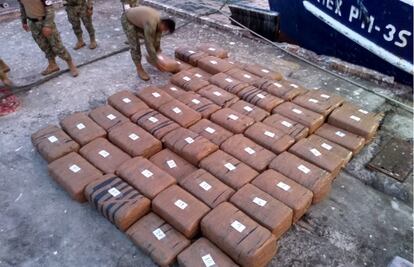 Decomisan tonelada y media de marihuana en BCS