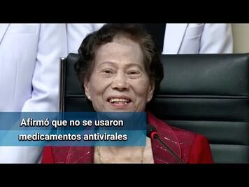 Ella es una de las sobrevivientes al nuevo tipo de coronavirus