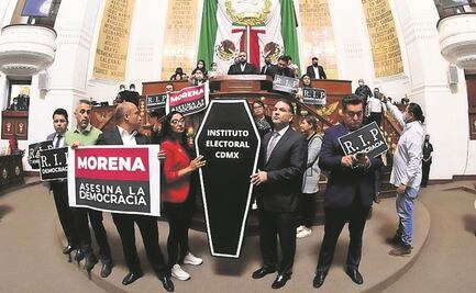 Oposición busca echar abajo la reforma electoral en CDMX