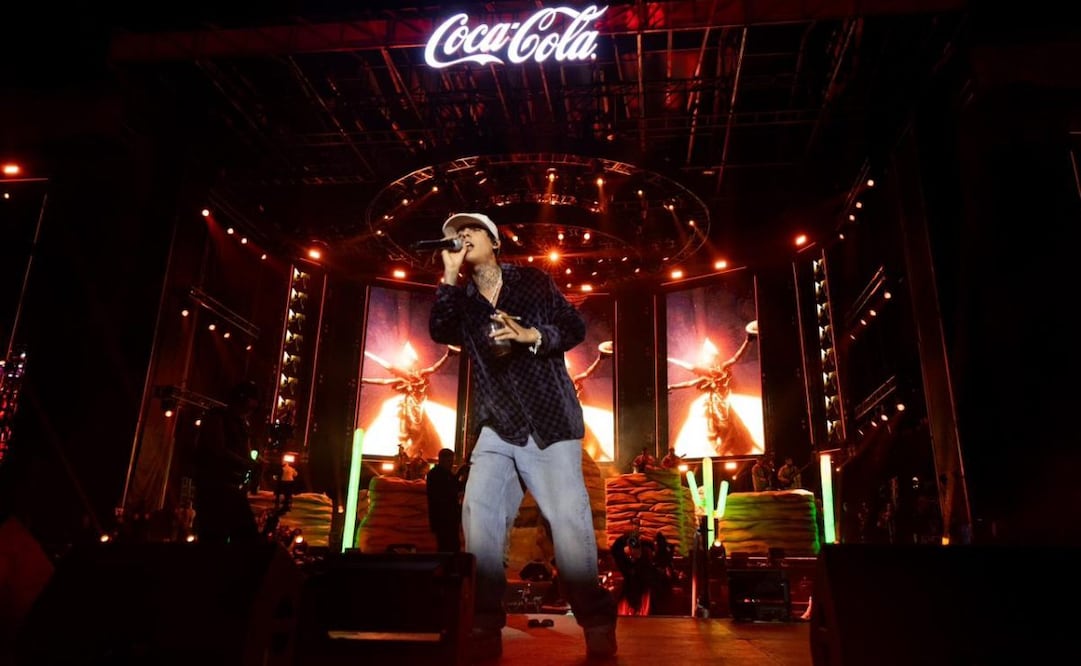 Natanael Cano en el Flow Fest 2025. Foto: Hugo Salvador / EL UNIVERSAL