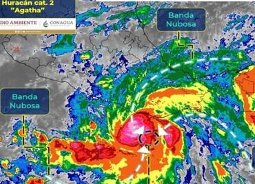 Huracán Agatha impactará esta tarde en Santa María Tonameca y San Pedro Pochutla en Oaxaca
