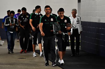 La alineación de México ante Uruguay