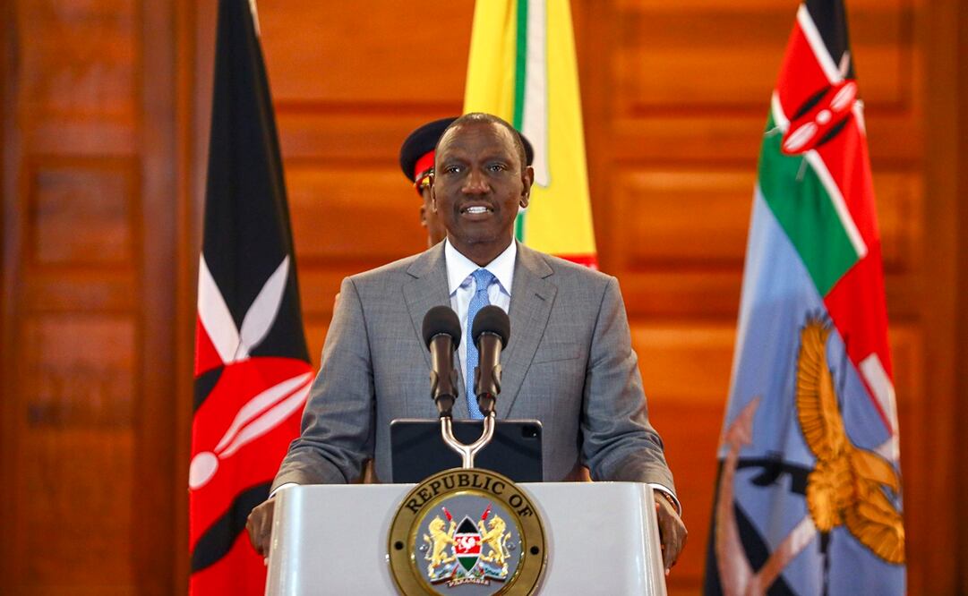 "El pueblo ha hablado", dijo William Ruto, presidente de Kenia. Foto: EFE
